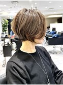 30代/40代/50代◎絶壁解消/白髪ぼかし/大人小顔ショート【湯本】