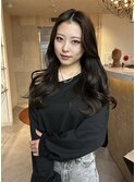 メルティカラー似合わせカットウェーブミディアムレイヤーカット