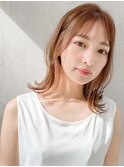 前髪 外ハネボブ ワイドバング イメチェン 美髪"