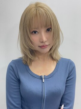 アクション 心斎橋店(ACTION) 伸ばしかけでも可愛く♪ミディアムレイヤー