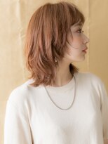 カバーヘア ブリス 上尾西口店(COVER HAIR bliss) ぱっつん前髪外ハネウルフカット小顔ロブTc2上尾20代30代40代