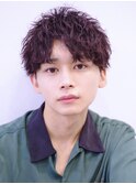 ツイストスパイラルマッシュ刈り上げ黒髪アップショート仙台