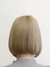 【ブリーチ毛に輝きとまとまりを】透明ヘアマニキュア＋炭酸泉