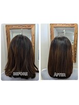 アミエ(ami e)&nbsp;ヘアエステコース・髪質改善・縮毛矯正・白髪染め・白髪ぼかし