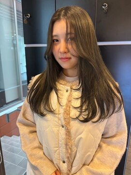 ダブル(W) レイヤー/顔まわり/韓国/ハイレイヤー