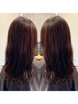 スパークル 二俣川(Sparkle) やる巻きロング×ピンクアッシュ