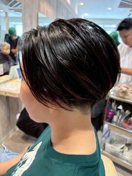 エヌアンドエー せんげん台店(N&A) 首元すっきりでクールな印象◎知的ショート/黒髪/艶感