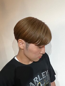 オーバー 町田店(OVER) マッシュヘア【町田/メンズ/パーマ/眉毛/ブリーチ】