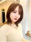 20 代30代40代ナチュラルボブ顔周りボブ大人ショートボブ顔周り