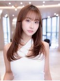 韓国ヘアレイヤーカット顔周りレイヤー髪質改善 20代30代40代