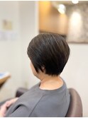 30代40代50代/ショートボブ/白髪染めヘアマニキュア