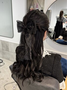 グラスバイネオリーブ 大倉山駅前店(grace by neolive) ハーフアップ/お呼ばれヘアセット