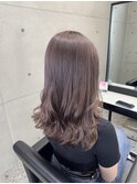 バレイヤージュケアブリーチダブルカラーベージュハイライト