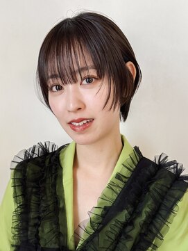 フィルムス 横浜(FILMS) ショートボブ/レイヤー/横浜ショート/韓国/暗めカラー/髪質改善