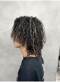 MEN’S HAIR/サーフカール/刈り上げセンターパート