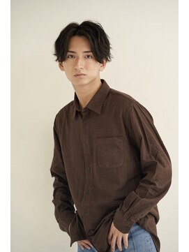 アッシュ 祐天寺店(Ash) センターパート×ニュアンスパーマ【祐天寺】