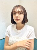 ラテグレージュ/レイヤーボブ/韓国巻き/結べるレイヤー/立川