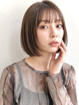 ビルド(build) 顔周りボブ×シースルーバング【新越谷/南越谷/越谷】