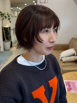 カシータヘアー(Casita hair)&nbsp;透明感ブラウン/レイヤーカット/顔まわりカット