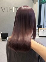 ヴィヒタ 川越 本川越(VIHTA.)&nbsp;ブリーチダブルカラーピンクラベンダー川越本川越