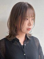 マッシュ チャヤマチ(MASHU chayamachi) 柔らか透明感カラー/ブリーチなし/オリーブブラウン/大阪梅田