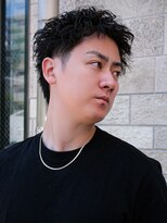 スピンオフシフト(SPIN-OFF SHIFT)&nbsp;ルーズショート/ルーズパーマ/メンズショートパーマツーブロック
