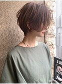 30、40代にオススメ☆イルミナカラー×前髪なしショート