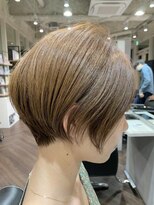 ニーフ 恵比寿(neaf)&nbsp;イメチェン　ホワイトブロンド　外ハネボブ 美髪　ワイドバング