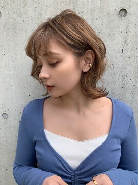 ニスル 町田店(NISURU) 似合わせカット/大人ガーリー/ダークアッシュ/着物/町田/町田駅