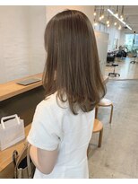 クラフト ヘア デザイン(CRAFT HAIR DESIGN) 【CRAFT】ローレイヤーセミロング // ハイライトくすみベージュ