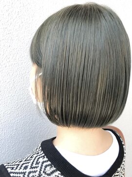 ニューヨークニューヨーク 大久保店(NYNY) ミントアッシュ×まとまりボブ