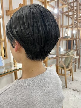 エンドリンク(endlink) 耳かけショート×ブルーブラック