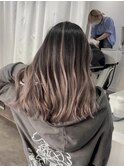 バレイヤージュ、ハイライトカラー、グラデーションカラー