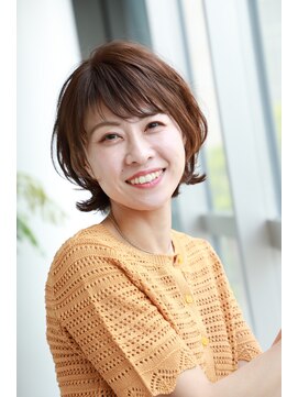 エフ イチリン 本八幡店(F.ICHIRIN) 外ハネエアリーボブ