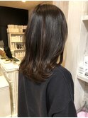 福山美容室caary似合わせカットレイヤーセミロング