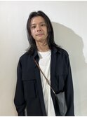 色気のあるメンズのロングヘア レイヤー