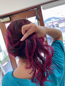 エルフゥ(Elle fou) ピンク　インナー　パープル