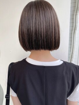 モリオ フロム ロンドン 大宮2号店(morio from London) 【なかじま ひびき】大人ハイライト×グレージュワンレンボブ