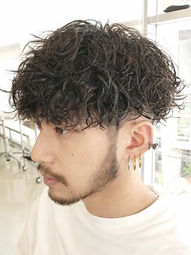 フィフス 原宿(fifth) ツイストスパイラルパーマツーブロックマッシュコンマヘア