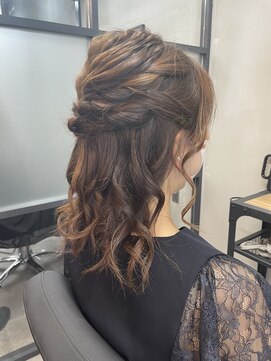 アレンヘアー 京橋店(ALLEN hair) ヘアセット/ハーフアップ/結婚式ヘア