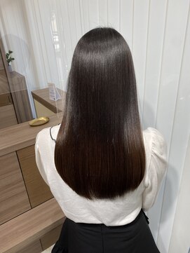 キュア 表参道(CURE) 黒髪/グレージュカラー/ココアベージュ/ヘルシーロング[表参道]