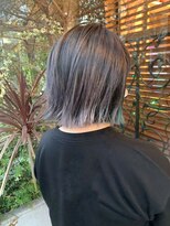 シャル 相模大野(shalu)&nbsp;【ムラカミ】グレー×緑（ブリーチ2回）　≪shalu相模大野≫