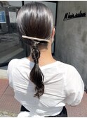 【中井千佳】実習用暗めカラー、簡単アレンジ♪