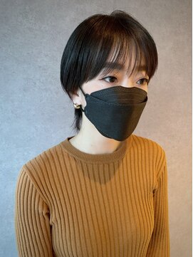 イトシテ 黒髪×マッシュウルフ【担当　ジン　トモヒト】