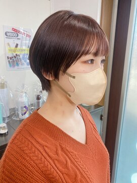 ザ アクネ 岡崎竜美丘店(THE ACNE) ◎丸みショート_マッシュショート_耳掛け