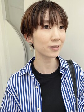 モリオ フロム ロンドン 大宮2号店(morio from London) 【なかじま ひびき】大人かわいいナチュラルマッシュショート