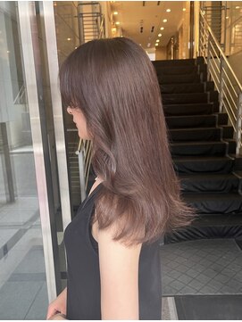 エル バイ ホーム(L by HOME) ブリーチなし　まろやかベージュヘア　ロング