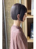 ミニボブ × アッシュグレージュ 【liblo】