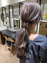 ミルクティーベージュダブルカラーインナーカラーケアブリーチ