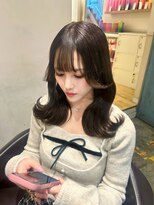 アルーシェウィズスカイ 原宿(Alushe with Sky)&nbsp;韓国ワンホンレイヤー/韓国風ヘア/ダブルカラー/ケアブリーチ